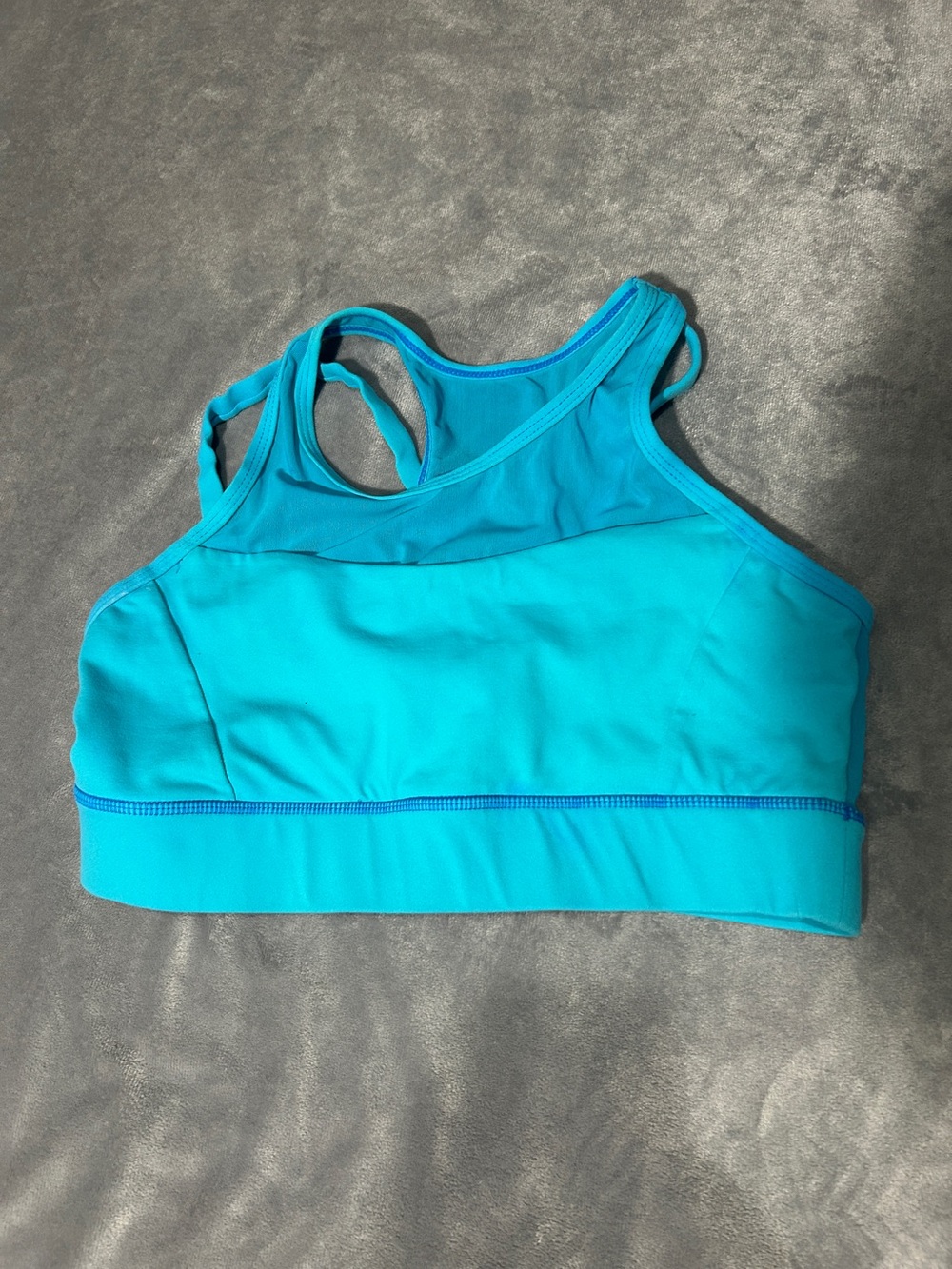 lululemon athletica Turquoise Racerback Sports Bra